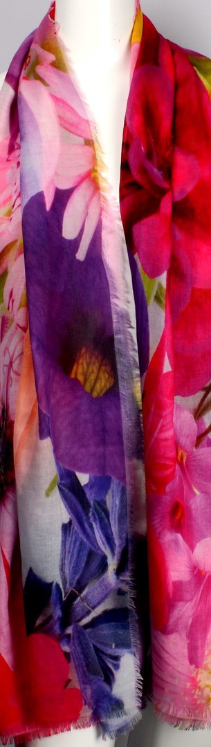 Alice & Lily printed scarf pansies Style: SC/4353/Ltd. Ed. image 0